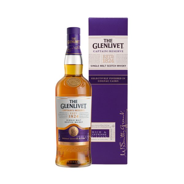 RƯỢU GLENLIVET CAPTAIN'S RESERVE COGNAC CASKS