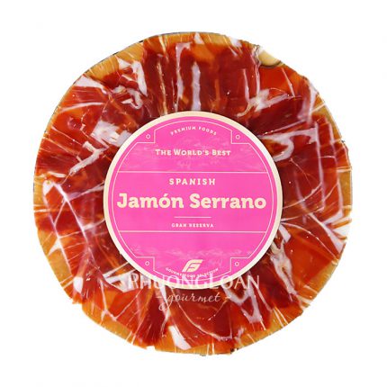 Đùi sau Serrano trên 16 tháng cắt lát 100g-CM-Serrano Ham Sliced