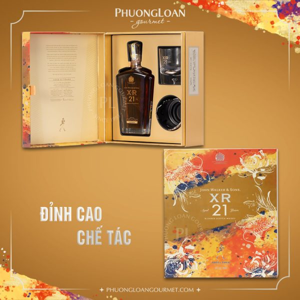 RƯỢU JOHN WALKER & SONS XR 21 NĂM – HỘP QUÀ TẾT 2024