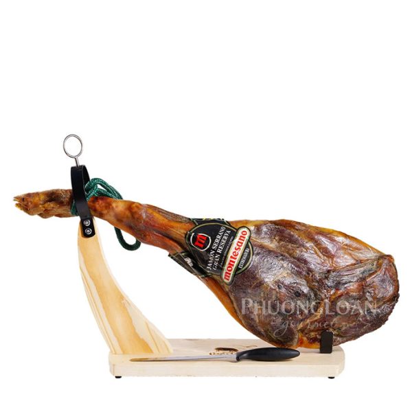 Đùi Heo Muối Serrano Gran Reserva 16 tháng MONTESANO – Jamón Serrano Gran Reserva