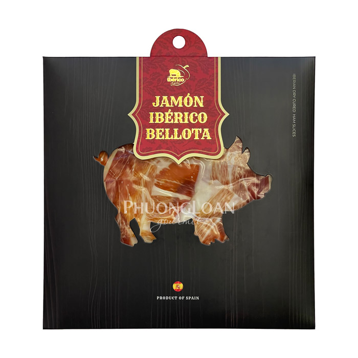 Đùi Trước - Đùi Heo Muối Iberico Bellota Muối 36 Tháng Cắt Lát - CM Bellota Paleta Ham Sliced