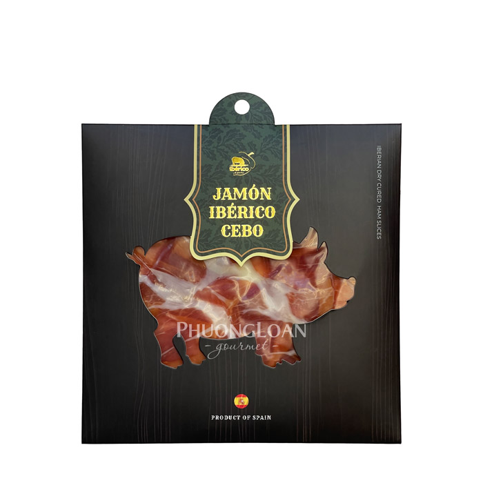 Đùi Trước - Đùi Heo Muối Iberico Cebo Muối 24 Tháng Cắt Lát 50g - CM Cebo Paleta Ham Sliced 50g