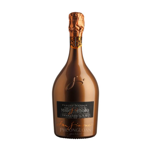RƯỢU VANG NỔ SAN SIMONE PERLAE NAONIS CUVÉE BLANC DE BLANCS BRUT MILLESIMATO BRONZE (NÂU ĐỒNG)