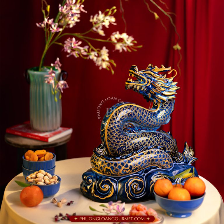 RƯỢU RỒNG LINH VẬT- LONG VÂN HỘI LỘC ROYAL DARIUS XO VÀNG 23K