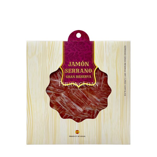 Đùi Heo Muối Serrano Gran Reserva Trên 16 Tháng Cắt Lát 50g - CM Serrano Gran Reserva Ham Sliced
