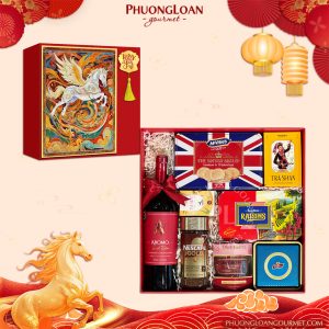 Set Hộp Quà Tết Mã Phi Vân - Rượu Vang Aromo Special Edition Cabernet Sauvignon